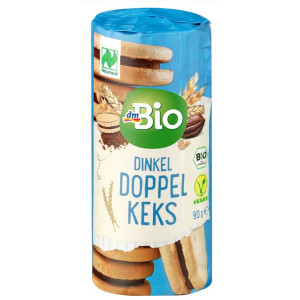 Špaldové sušienky s kakaovou náplňou, 90 g